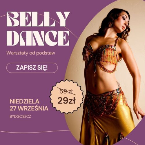 Beżowy Elegancki Szybkie Tworzenie Post na Facebooka – wyprzedaż (Post na Instagram (45)) (1) Twój pierwszy warsztat Belly Dance | Bydgoszcz 27.09.2026