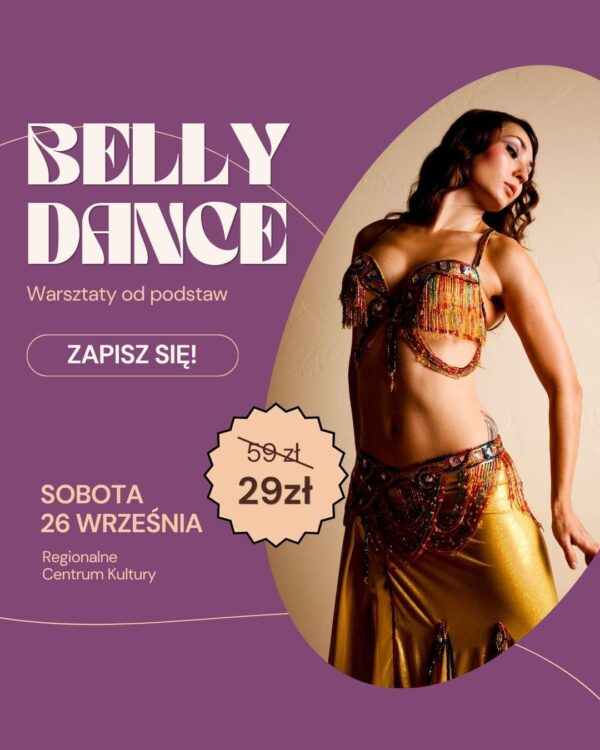 Beżowy Elegancki Szybkie Tworzenie Post na Facebooka – wyprzedaż (Post na Instagram (45)) (1) Twój pierwszy warsztat Belly Dance | Piła 26.09.2026